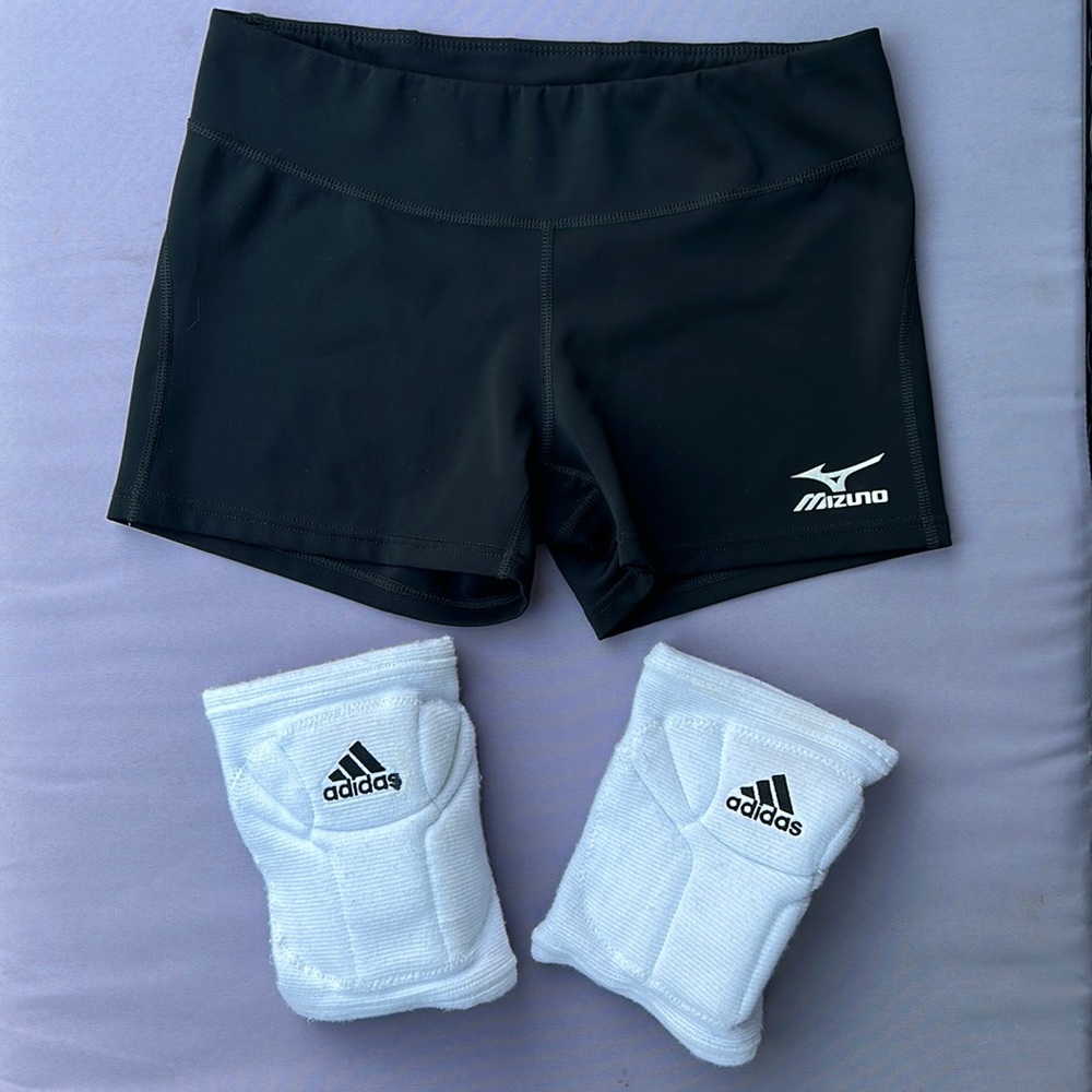 Volleyball Kneepads and Spandex Shorts bundle